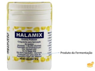 Produto da Fermentação
 