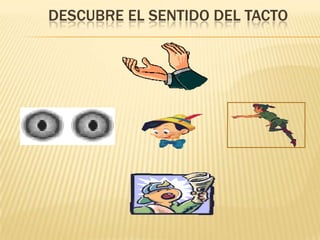 DESCUBRE EL SENTIDO DEL TACTO
 