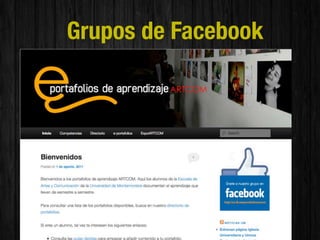Grupos de Facebook
 
