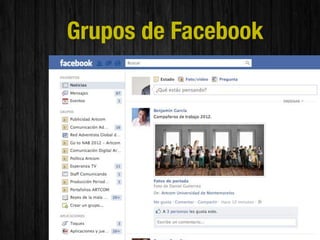 Grupos de Facebook
 