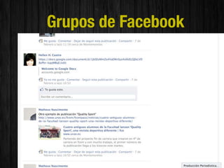 Grupos de Facebook
 