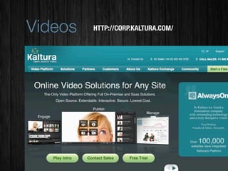 Videos   HTTP://CORP.KALTURA.COM/
 