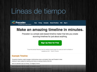 Líneas de tiempo
 