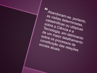 Tecnologia e sociedade