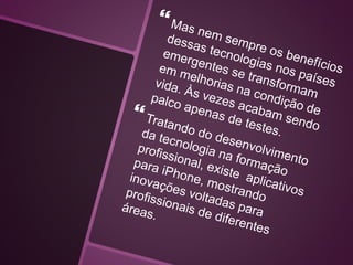 Tecnologia e sociedade