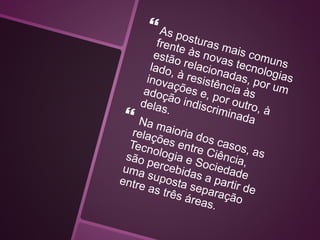 Tecnologia e sociedade