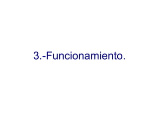 3.-Funcionamiento. 