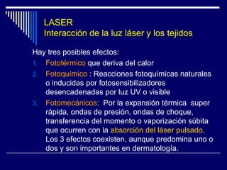 Láser - Aplicaciones La primera aplicación útil fue  en la soldadura de los elementos de chapa en la fabricación de vehículosEspectáculo de luces