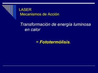 Láser - AplicacionesIndustriaInvestigación CientíficaComunicacionesTecnología Militar