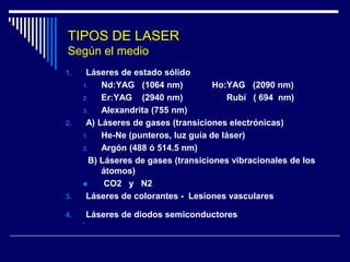 LASER - Mecanismos de Acción Teoría Ampliada de Fototermólisis SelectivaDe esta manera el daño térmico selectivo de la estructura diana ocurre por difusión de calor de las regiones más pigmentadas, a las regiones menos pigmentadas con escasa o ninguna absorción.A esta nueva teoría se le conoce como teoría ampliada de la fototermólisis selectiva(Altshuler y col. 2001).