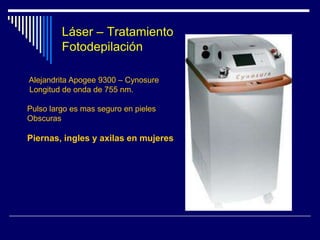 Láser – TratamientoTatuajesLaser Nd-Yag  Medlite C6