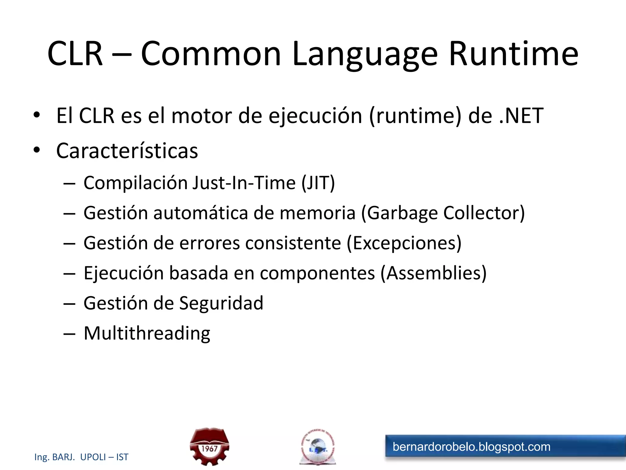 Evolucion del .NET Framework