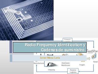 Radio Frequency Identification y
Cadenas de suministro.
Javier Mena Loria

 