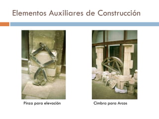 Elementos Auxiliares de Construcción
Pinza para elevación Cimbra para Arcos
 