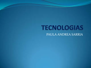 PAULA ANDREA SARRIA
 