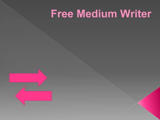 Free Medium Writer
 