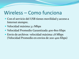 Tecnologias para acceder a Internet