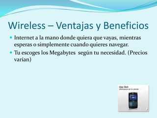 Tecnologias para acceder a Internet