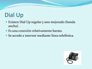 Tecnologias para acceder a Internet