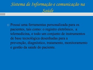 As tecnologias de Informação e Comunicação na Saúde