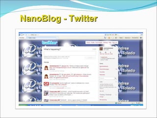 NanoBlog - Twitter 