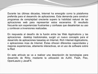 Tecnologias emergentes