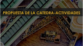 PROPUESTA DE LA CATEDRA-ACTIVIDADES
 