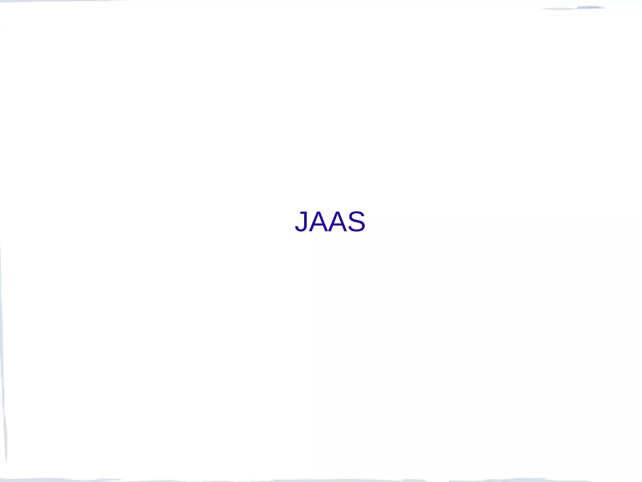 JAAS
 