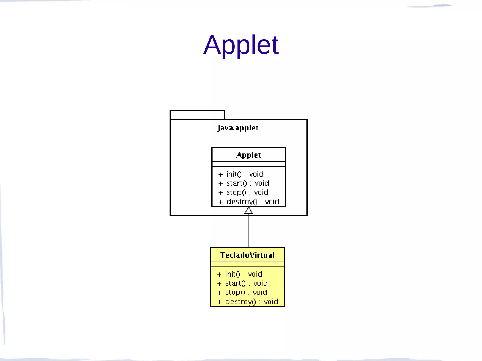 Applet
 