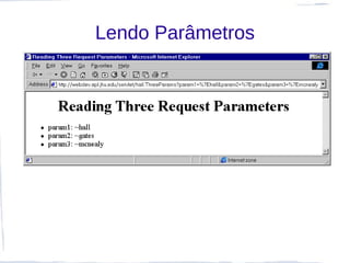 Lendo Parâmetros
 