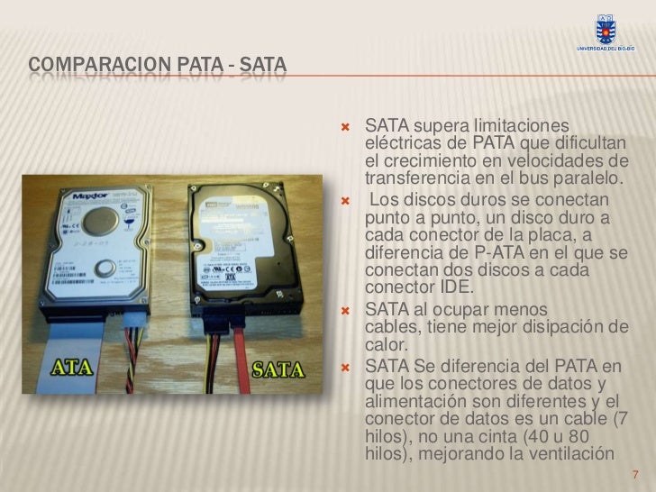 Tecnologias pata, sata y scsi