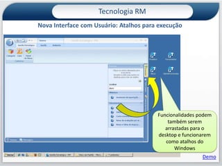  Permite as pessoas se concentrarem em suas atividades de negócio em vez de terem que dispersar esforços na procura por  funcionalidades