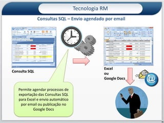 Tecnologia RMNova interface para as visõesExemplo de formatação condicional de células:  Lista de OcorrênciasConsulta SQL anexa à matricula do aluno no período letivo34
