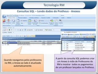 Tecnologia RMNova interface das visões: Anexos - RelatóriosCrie e adicione Relatórios para complementar os cadastros padrão do RMDemo38