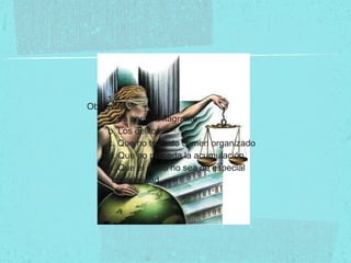 Objetivos:
a. La captura flagrante
b. Los delitos:
c. Que no trate de crimen organizado
d. Que no proceda la acumulación
e. Que el delito no sea de especial
complejidad.
 