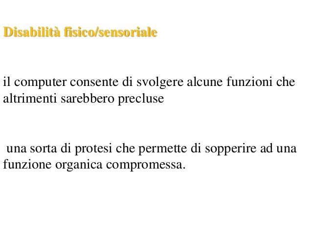 Tastiera pe ipo vedenti