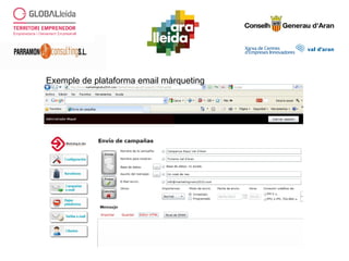 Exemple de plataforma email màrqueting
 