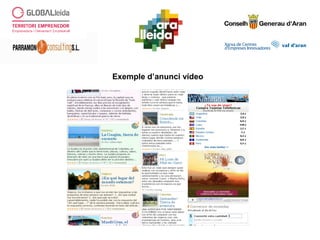 Exemple d’anunci vídeo
 