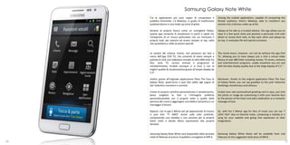 Samsung Galaxy Note White
     Tra le applicazioni più cool, capaci di conquistare il            Among the coolest applications, capable of conquering the
     pubblico femminile, c’è MakeUp, in grado di trasformare           female audience, there's MakeUp, able to transform any
     qualsiasi donna in una make-up artist di grido.                   woman into a famous make-up artist.

     Sempre al proprio fianco come un consigliere fidato,              Always at his side as a trusted advisor, this app allows you to
     questa app consente di visualizzare in pochi e rapidi clic        view in a few quick clicks and preview a particular trick with
     l’anteprima di un trucco particolare con cui rinnovare il         which to renew their look, to like each other and always be
     proprio look, per piacersi ed essere sempre al top, nella         on top, in everyday life and special occasions.
     vita quotidiana e nelle occasioni speciali.


     Le amanti del cinema, invece, non potranno più fare a             The movie lovers, however, can not do without the app Chili
     meno dell’app Chili TV, che consente di avere sempre a            TV, allowing you to have always just a click a virtual video
     portata di click una videoteca virtuale di oltre 800 titoli tra   library of over 800 titles including movies, TV series, cartoons
     film, serie TV, cartoni animati e programmi di                    and entertainment programs, usable anywhere you are and
     intrattenimento, fruibile ovunque ci si trovi e con la            with the best display quality due to the large display of 5.3 ".
     miglior qualità di visualizzazione grazie all’ampio display da
     5,3”.

     Inoltre, grazie all’originale applicazione Place The Face di      Moreover, thanks to the original application Place The Face
     Galaxy Note, quest’anno si può dire addio agli auguri di          of Galaxy Notes, you can say goodbye to this year Valentine
     San Valentino monotoni e scontati.                                Greetings monotonous and obvious.

     Creare la propria cartolina personalizzata è semplicissimo,       Create your own personalized greeting card is easy, just click
     basta scegliere la foto o l’immagine preferita                    the photo or image by customizing it with your favorite face
     personalizzandola con il proprio volto o quello della             or the person of the heart and add a dedication or a romantic
     persona del cuore e aggiungere una dedica romantica o un          message of love.
     messaggio d’amore.

     Oppure, con la app S Memo per gli appassionati di musica          Or, with the S Memo app for fans of music you can say "I
     si può dire “TI AMO” anche sulle note preferite,                  LOVE YOU" also on favorite notes, composing a melody or a
     componendo una melodia o una canzone per la propria               song for your sweetie and giving free expression to their
     dolce metà e dando libera espressione alla propria                imagination.
     fantasia.


     Samsung Galaxy Note White sarà disponibile dalla seconda          Samsung Galaxy White Notes will be available from mid
     metà di febbraio al prezzo al pubblico consigliato di 699 €.      February to the suggested retail price of 699 €.
16                                                                                                                                    17
 