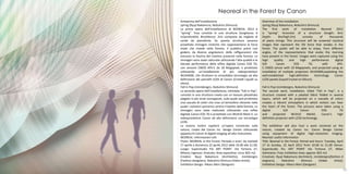 Neoreal in the Forest by Canon
     Anteprima dell’installazione                                       Overview of the installation
     spring (Ryuji Nakamura, Nobuhiro Shimura)                          spring (Ryuji Nakamura, Nobuhiro Shimura)
     La prima opera dell’installazione di NEOREAL 2012 è                The     first    work    of    installation    Neoreal    2012
     “spring”. Essa consiste in una struttura (lunghezza: 6             is "spring". Itconsists of a structure (length: 6m/
     m/profondità: 8m/altezza: 2m) composta da migliaia di              Depth:        8m/high:2m)       consists      of     thousands
     corde da pianoforte. Su questa struttura saranno                   of piano strings. This structure will be screened mystical
     proiettate immagini mistiche che rappresentano la forza            images that represent the life force that resides in the
     vitale che risiede nella foresta. Il pubblico potrà così           forest. The public will be able to enjoy, from different
     godere, da diverse angolazioni, delle raffigurazioni che           angles, of the representations that evoke the morning
     evocano la foschia del mattino presente nella foresta. Le          haze present in the forest. Images were captured using the
     immagini sono state catturate utilizzando l’alta qualità e le      high      quality     and     high      performance      digital
     elevate performance della reflex digitale Canon EOS 7D,            SLR         Canon        EOS         7D,        with       APS-
     con sensore CMOS APS-C da 18 Megapixel, e proiettate               C CMOS sensor with 18 Megapixels, and projected using an
     utilizzando un’installazione di più videoproiettori                installation of multiple projectors WUX4000,exploiting the
     WUX4000, che sfruttano la consolidata tecnologia ad alta           well-established      high-definition     technology    Canon
     definizione dei pannelli LCOS di Canon (Cristalli Liquidi su       LCOS panels (Liquid Crystal on Silicon).
     silicio).
     Fall in Pop (mintdesigns, Nobuhiro Shimura)                        Fall in Pop (mintdesigns, Nobuhiro Shimura)
     La seconda opera dell’installazione, intitolata “Fall in Pop”,     The second work, installation, titled "Fall in Pop", is a
     consiste in una struttura creata con un tessuto plissettato        structure created with a pleated fabric folded in several
     piegato in più strati sovrapposti, sulla quale sarà proiettata     layers, which will be projected on a cascade of colors
     una cascata di colori che crea un’atmosfera vibrante nella         creates a vibrant atmosphere in which visitors can hear
     quale i visitatori potranno sentire il battito della foresta. Le   the heart of the forest. The pictures were taken using a
     immagini sono state realizzate utilizzando una reflex              digital          SLR         Canon          EOS        7D
     digitale Canon EOS 7D e proiettate con WUX10 Mark II, un           and      projected     WUX10      MarkII,   Canon's  high
     videoproiettore Canon ad alta definizione con tecnologia           definition projector with LCOS technology.
     LCOS.
     La mostra inoltre ospiterà un’opera incentrata sulla               The exhibition will also host a work centered on the
     natura, creata dal Canon Inc. Design Center utilizzando            nature, created by Canon Inc. Canon Design Center
     apparecchi Canon di digital imaging ad alta risoluzione.           using equipment of digital high-resolution imaging.
     NEOREAL: informazioni utili                                        Neoreal: useful information
     Titolo: NEOREAL in the Forest; Periodo e orari: da martedì         Title: Neoreal in the Forest; Period and hours: Tuesday, April
     17 aprile a domenica 22 aprile 2012 dalle 10.00 alle 21.00;        17 to Sunday, 22 April 2012 from 10.00 to 21.00 Venue:
     Luogo: Superstudio Più ART POINT- Via Tortona 27,                  Superstudio Piu ART POINT Via Tortona 27, Milan
     Milano; Ingresso: Gratuito; Area espositiva: circa: 825 m2.        Admission: Free; Exhibition Area: approx: 825 m2.
     Creativi: Ryuji Nakamura (Architetto), mintdesigns                 Creatives: Ryuji Nakamura (Architect), mintdesigns(fashion d
     (Fashion designers), Nobuhiro Shimura (Video Artist);              esigners),      Nobuhiro       Shimura     (Video     Artist);
     Exhibition Design: Hikaru Mori (Designer)                          Exhibition Design: Hikaru Mori (Designer)
32                                                                                                                                     33
 