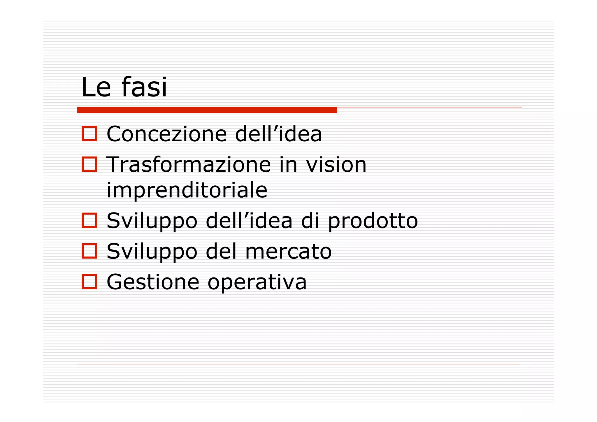 Verso la mia impresa fra innovazione e creatività