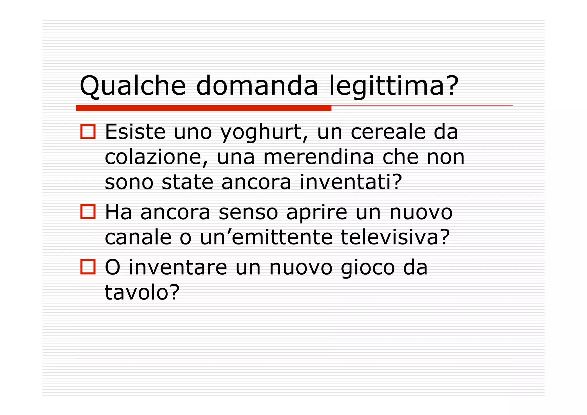 Verso la mia impresa fra innovazione e creatività