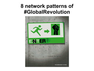 8 network patterns of 
#GlobalRevolution 
 