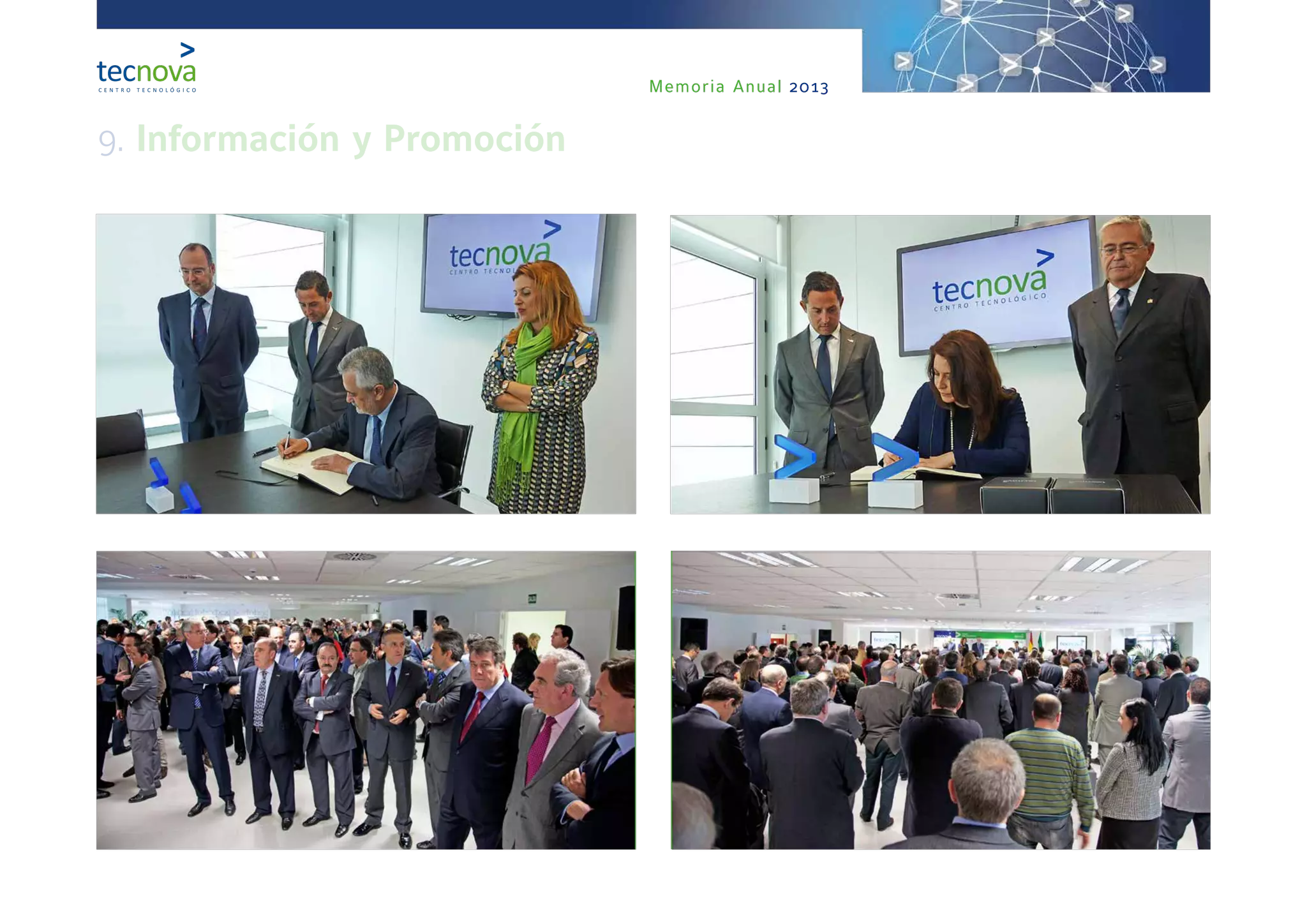 Memoria Anual 2013
9. Información y Promoción
 