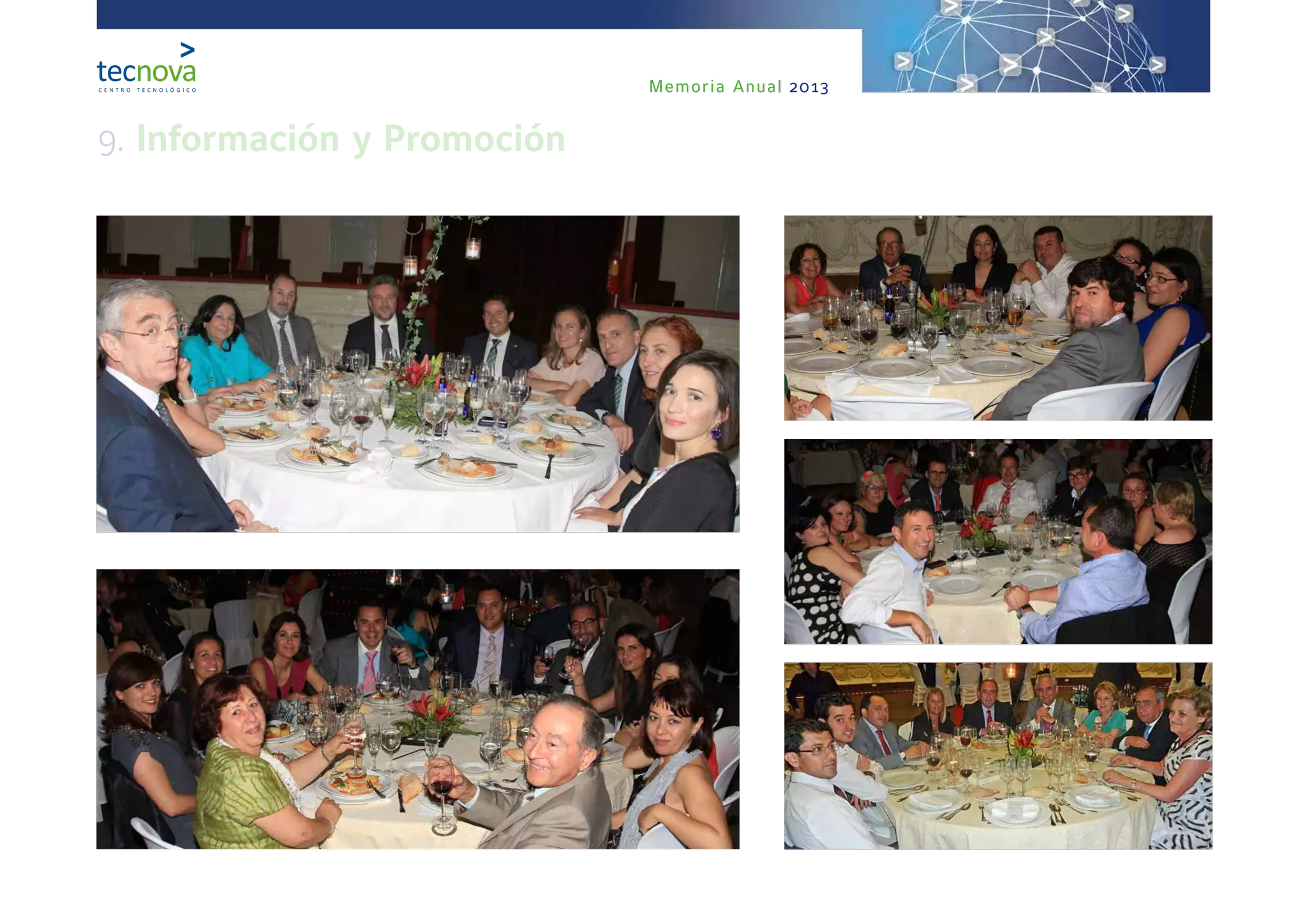 Memoria Anual 2013
9. Información y Promoción
 