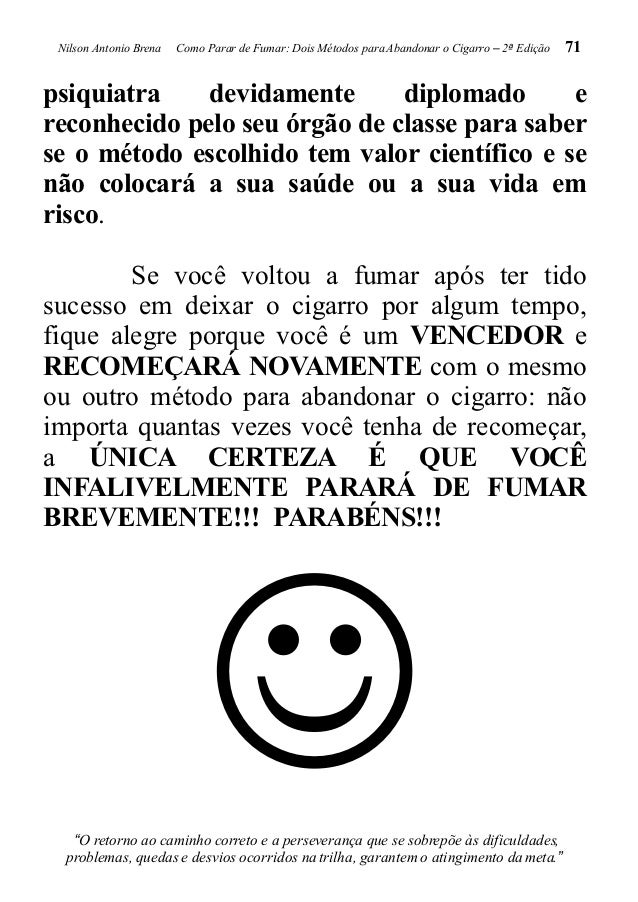 Modo fácil de deixar de fumar avt
