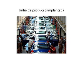 Linha de produção implantada 
 