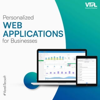 Personalized Web Applications for Businesses | Vareli Tecsoft