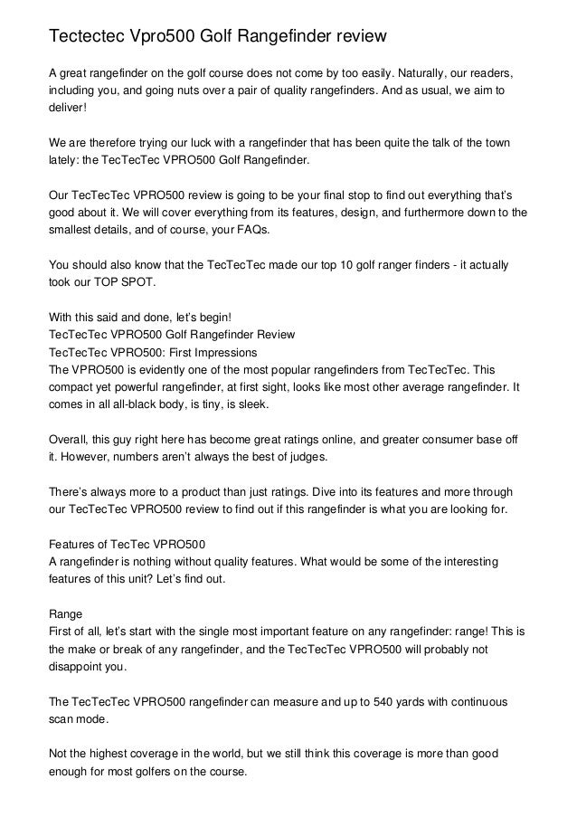 golf town rangefinder