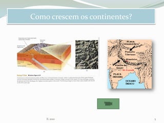 Como crescem os continentes?
IL 2010 5